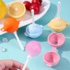 Mini-Silikon-Eis am Stiel-Form, Lutscher-Eiswürfelform, Lebensmittelqualität, Wiederverwendbar, Antihaftbeschichtet, Stapelbar, Eiscreme-Form für Eierbissen, Lebensmittelaufbewahrung