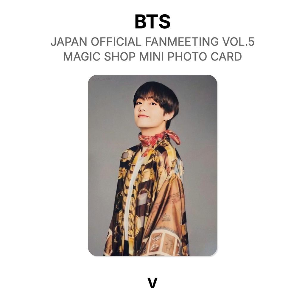 BTS JAPAN OFFIZIELLES FANMEETING VOL.5 MAGIC SHOP MINI-FOTOKARTE Offizielle Fotokarte