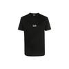 EA7 SS22 Logo Print Solid Color Round Neck Short Sleeve T-Shirt Men Tops Black 3KPT15-PJ03Z-1200