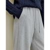 INMAN Women's Pure Cotton Drawstring Wide-Leg Pants