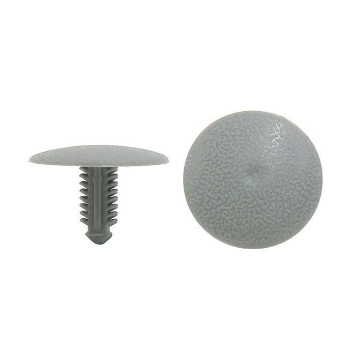 Clip de garniture X AUTOHAUX 6 mm Nylon portière pare-chocs garde-boue voiture fixation rivets clip retenue gris 50Pcs