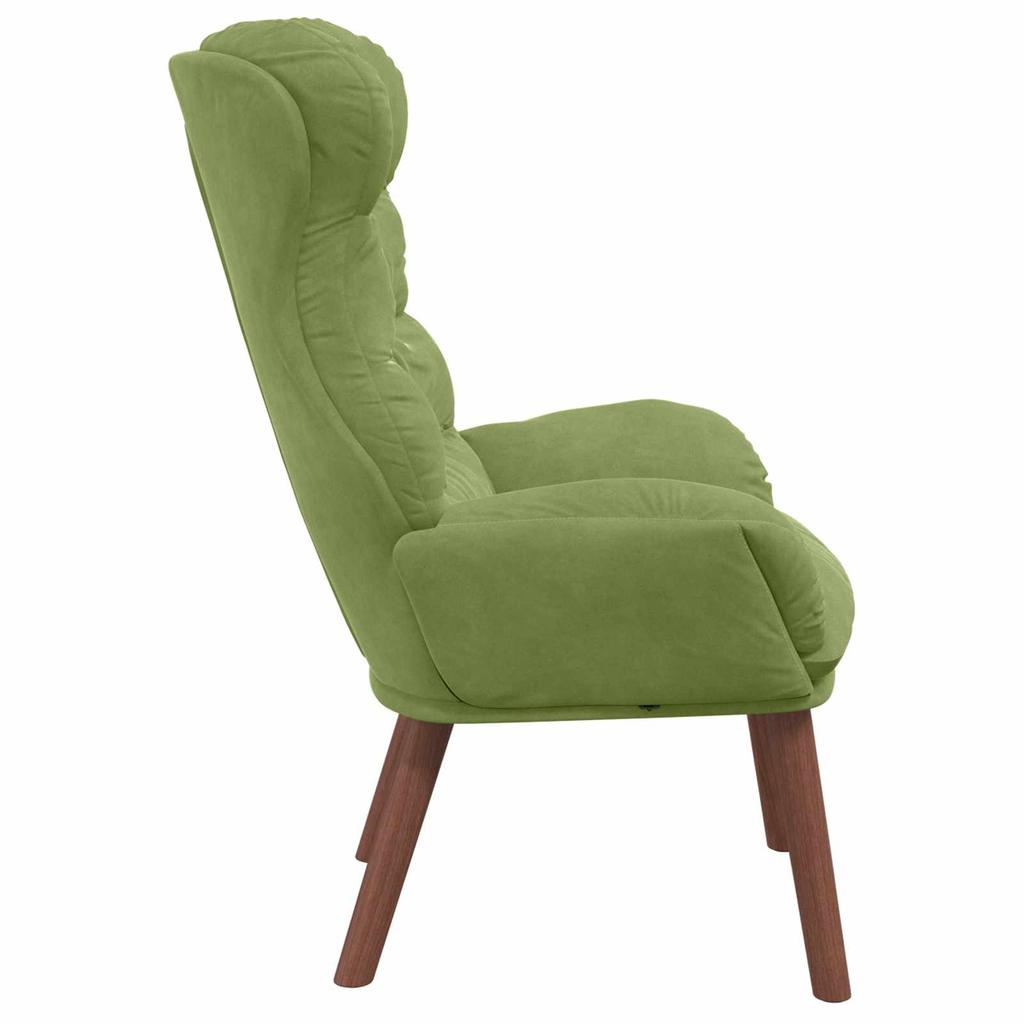 Armchair Light Green 69 X 74 X 93 Cm Velvet
