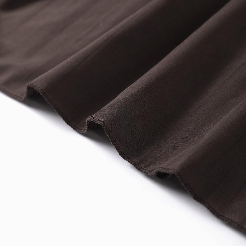 Elegant Knit Spliced Long Dress Women Fashion O-neck Half Sleeve Pleated Party Dresses 2025 Spring Summer Lady Commute Robes