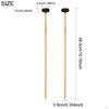 2 Glockenspiel Mallet Sticks with Rubber Head for Marimba Use