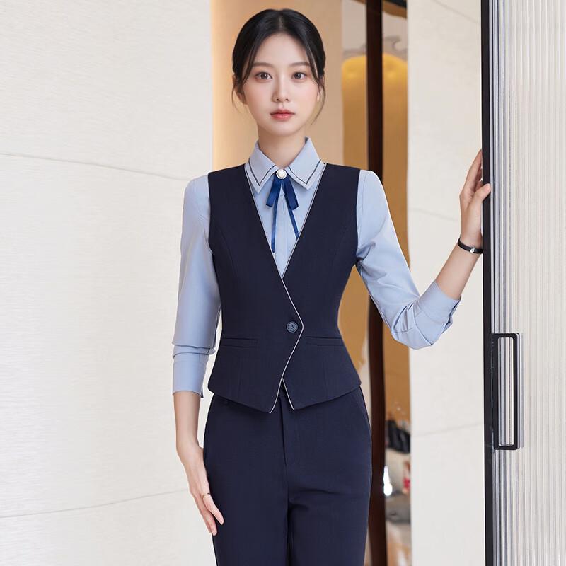 Women's Professional 3-Piece Vest Suit