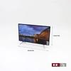 Miniatur-Fernseher im Maßstab 1:12 mit Ständer - Puppenhaus-Accessoire für Heimdekoration, realistisches Modell für DIY-Basteln und Geschenke, kleine Ornament