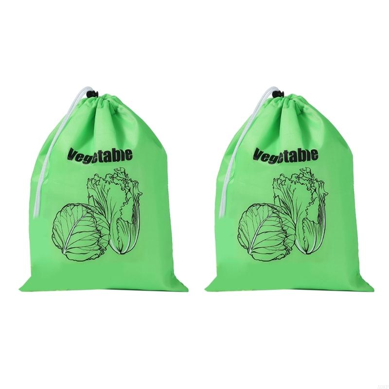 Termoisolerad Förvaringsväska Med Aluminiumfolie Foder för Att Hålla Grönsaker Frukt Färsk Köksorganisation A0KF