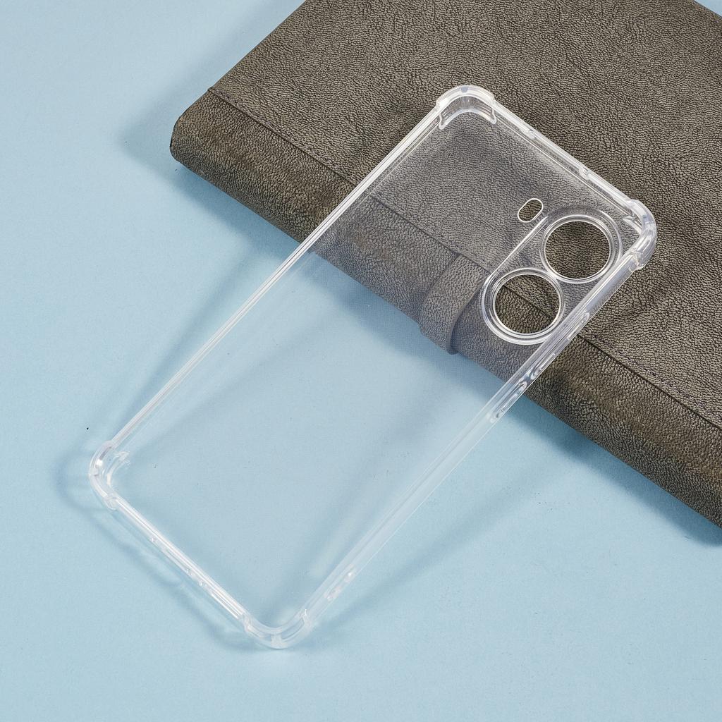 For Xiaomi Redmi Turbo 4 5G Phone Case Reinforced Four Corner Anti-Drop Clear TPU Cover