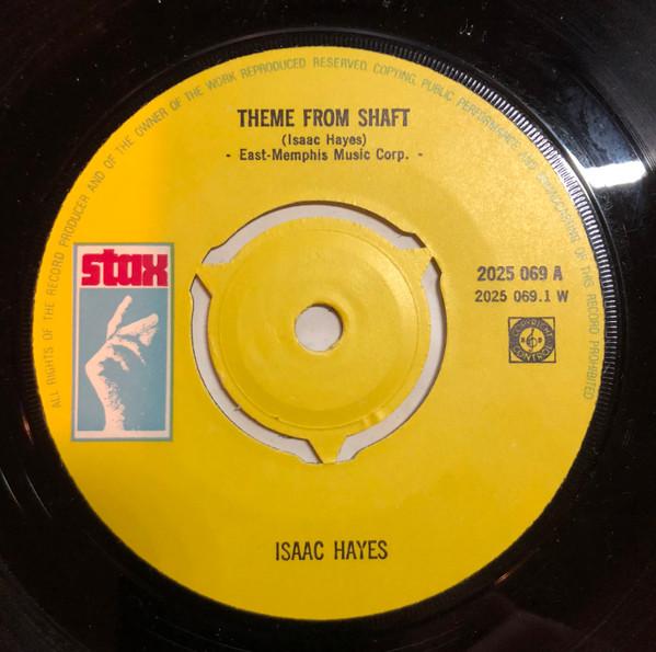 

7inch Record ISAAC HAYES Theme From Shaft 2025069 Stax Netherland SoulFunk Used