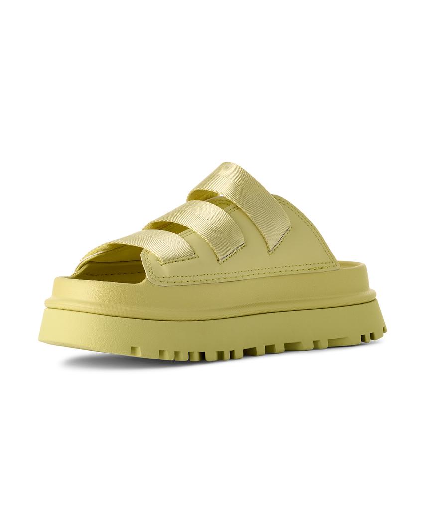 Ugg [Donna] Ciabatte con plateau e cinturino Golden Glow (Ciabatte Bagliore Dorato) - Mela d'Oro / 1167430-Gldn