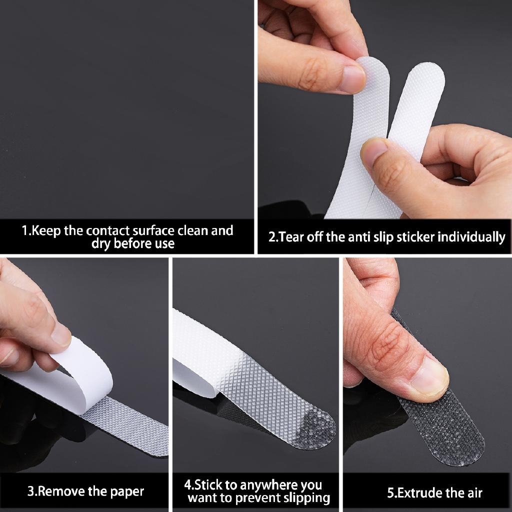 12 Stück Rutschfeste Badezimmerbodenaufkleber Wasserdicht Nachleuchtend Badewannenstufenaufkleber