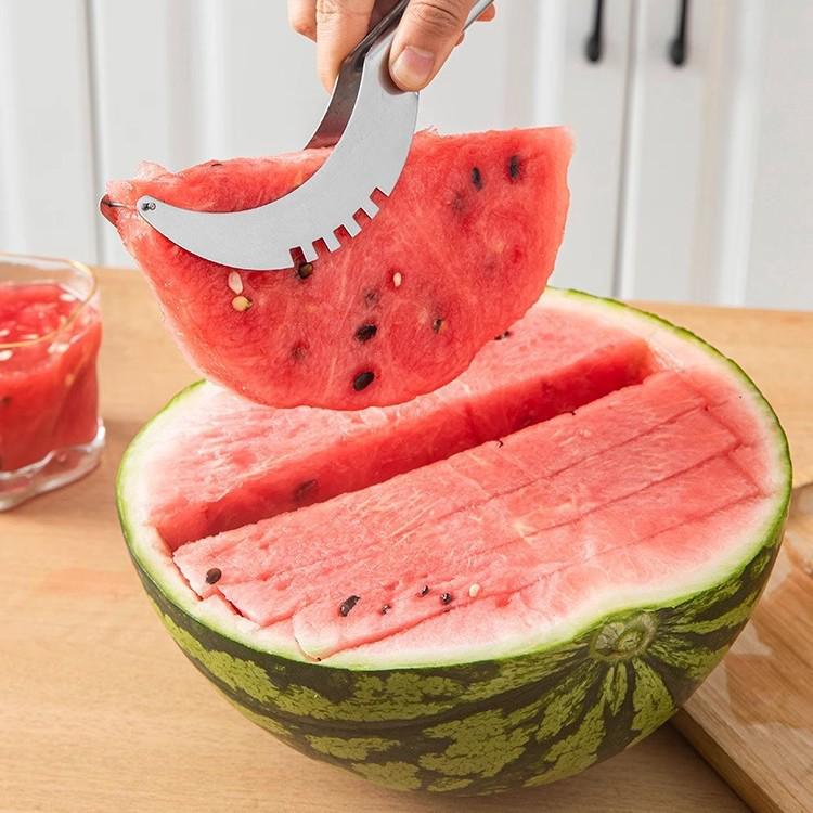 Watermelon Slicer: Multifunctional Stainless Steel Fruit Cutter and Divider