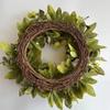 40cm Nordic Silk Rose Peony Wreath for Wedding & Home Wall Decoration