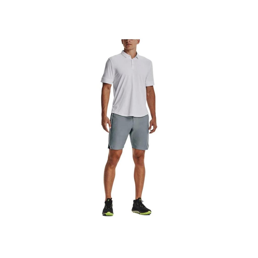 Under Armour Solid Color Pullover Short Sleeve T-Shirt Men Tops White 1377406-100
