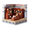 MOC Medieval Furniture Pharmacist Wine Barrel Bar Scrolls Cabinet Building Blocks Piano Bookshelf Paper Map Bedrooms Bricks Toys