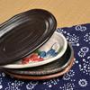 Oval Sushi Dish Japanese Ceramic Bone Plate Dinner Dishes Snack Ceramic Dinner Plates Dish Set Serving Dish Restaurant Supplies