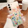 Pastoral Wildflower Case For Samsung Galaxy S26 S25 Ultra S24 S23 S22 Plus S21 FE A54 A55 A16 A26 A36 A56 A17 A27 A37 A57 5G Clear Soft Cover