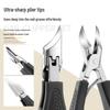 6-Piece Nail Care Set: Oblique Nail Clippers, Nail Scissors, Ingrown Nail Cuticle Nippers, Large Opening Clippers