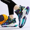 Men's Trend Air Cushion Basketball Shoes with Shock Absorption and High-quality Sports Shoes for Running