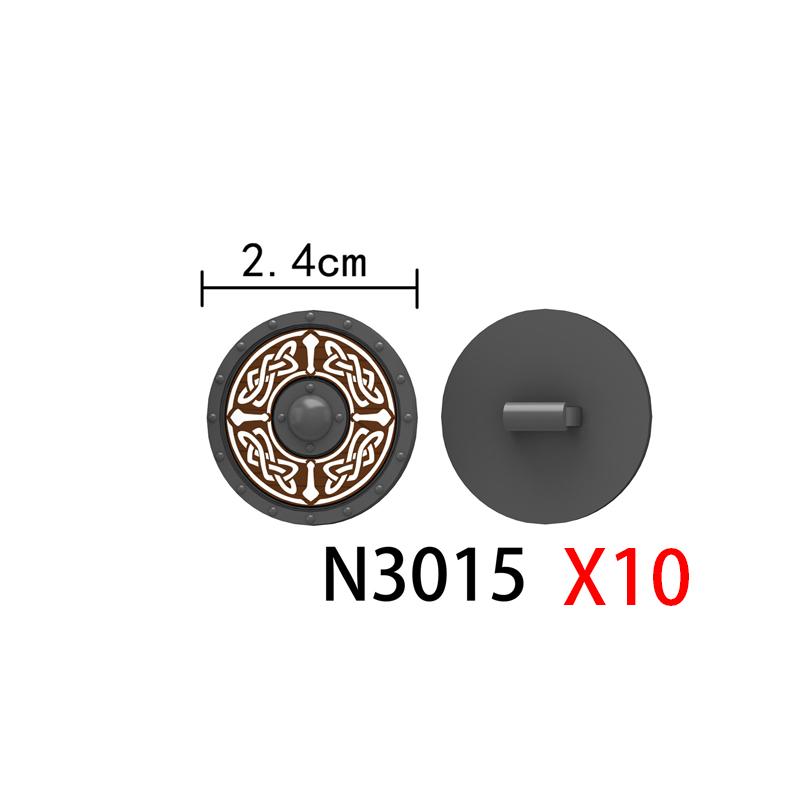 Medieval Knights Figures Accessories Building Blocks Officer Cloak Helmet Cape Armor Shield Black Eagle Red Lion Toys MOC Bricks