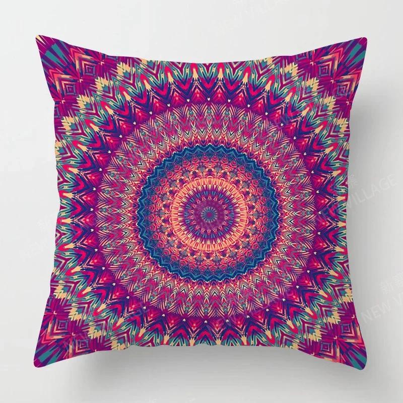 

Fall home decor autumn living room throw pillow cover sofa boho Cushion cover mandala 45x45cm 45*45 50x50 60x60cm 60*60 40x40cm 12x12Inch