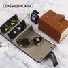 High-End PU Leather Multifunctional Jewelry & Eyeglasses Storage Box - Handmade, Multi-Grid Gift Case