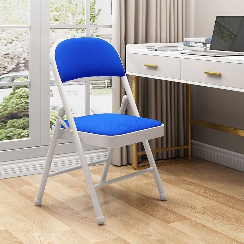 Portable Folding Chair with Backrest for Home, Office, Dining, and Dormitory Use