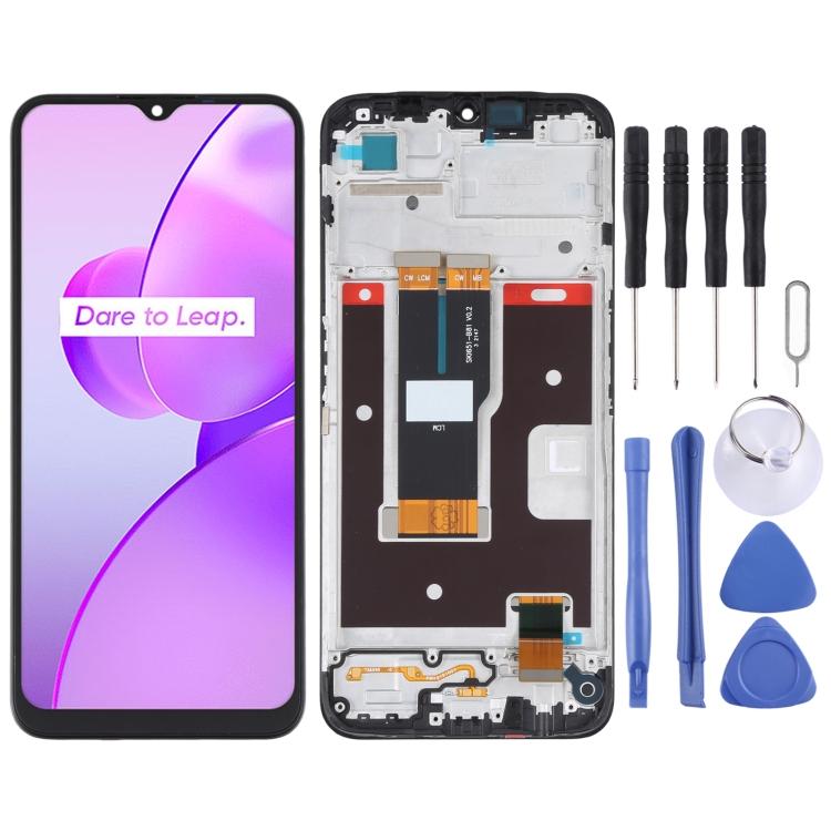 

Полная сборка LCD-экрана и дигитайзера с рамкой для Realme C31 RMX3501 For Realme C31 RMX3501