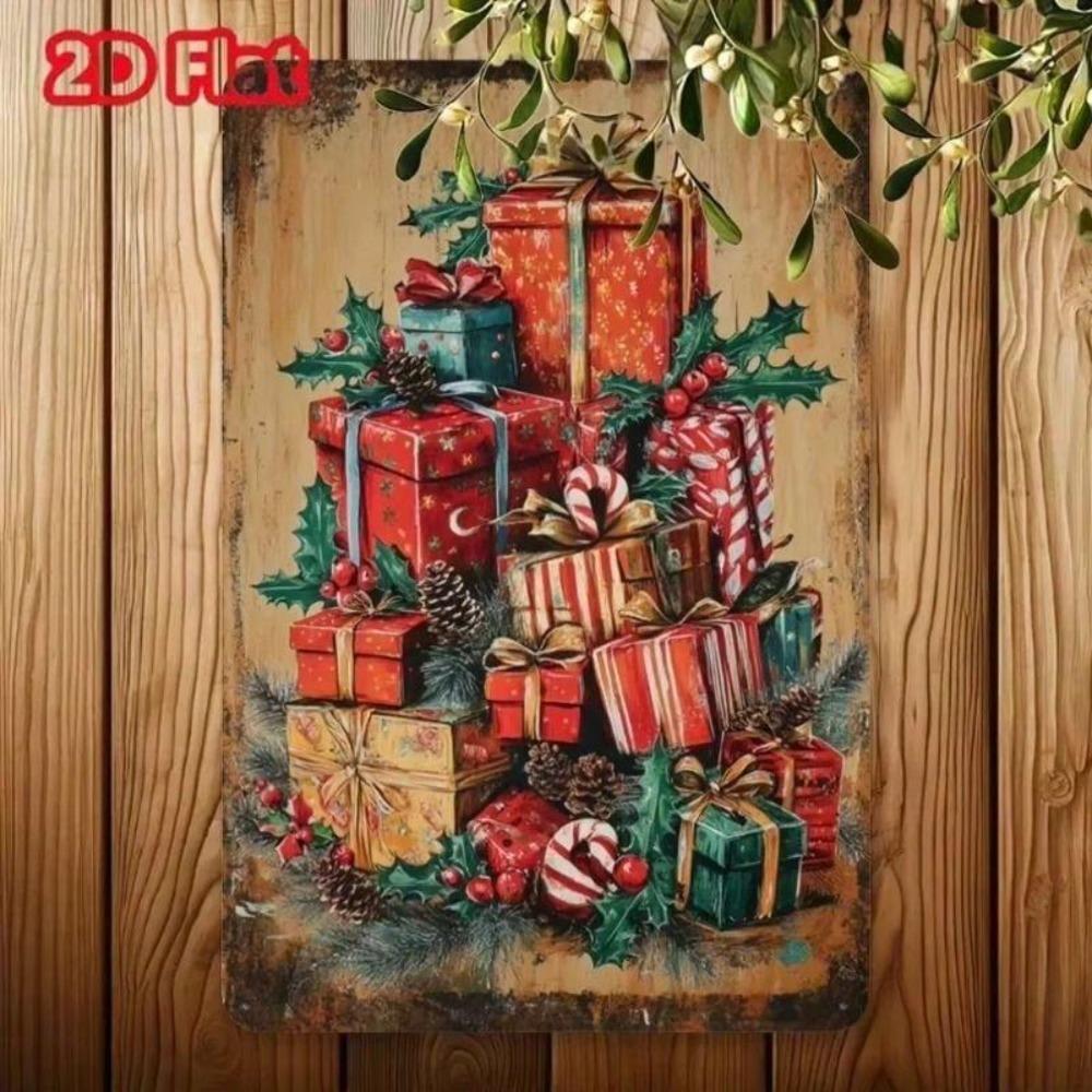Retro Metal Tin Sign Art, Vintage Wall Decor for Living Room Garage 20x30cm