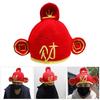 Fortune God Hat For Festival Celebration Comfortable Knitted Beanies Hat For Traditional Festival And Cultural Gathering