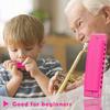 AMOR PRESENT Plastic Harmonicas for Kids and Toddlers, 2-Piece 10-Hole Translucent Harmonica with Case, Suitable for Professionals and Beginners
