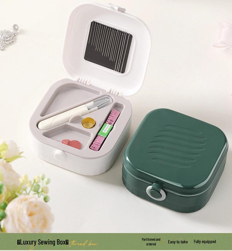 Premium Magnetic Needle & Thread Box: Compact High-Quality Sewing Kit for Home and Dormitory Use