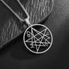 European and American Fashion Necklace Stainless Steel Pendant Satan Death Economics Casual Necklace