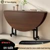 Foldable Large Round Dining Table for 10 - Ideal for Small Apartments, Homes, Restaurants, and Living Rooms
