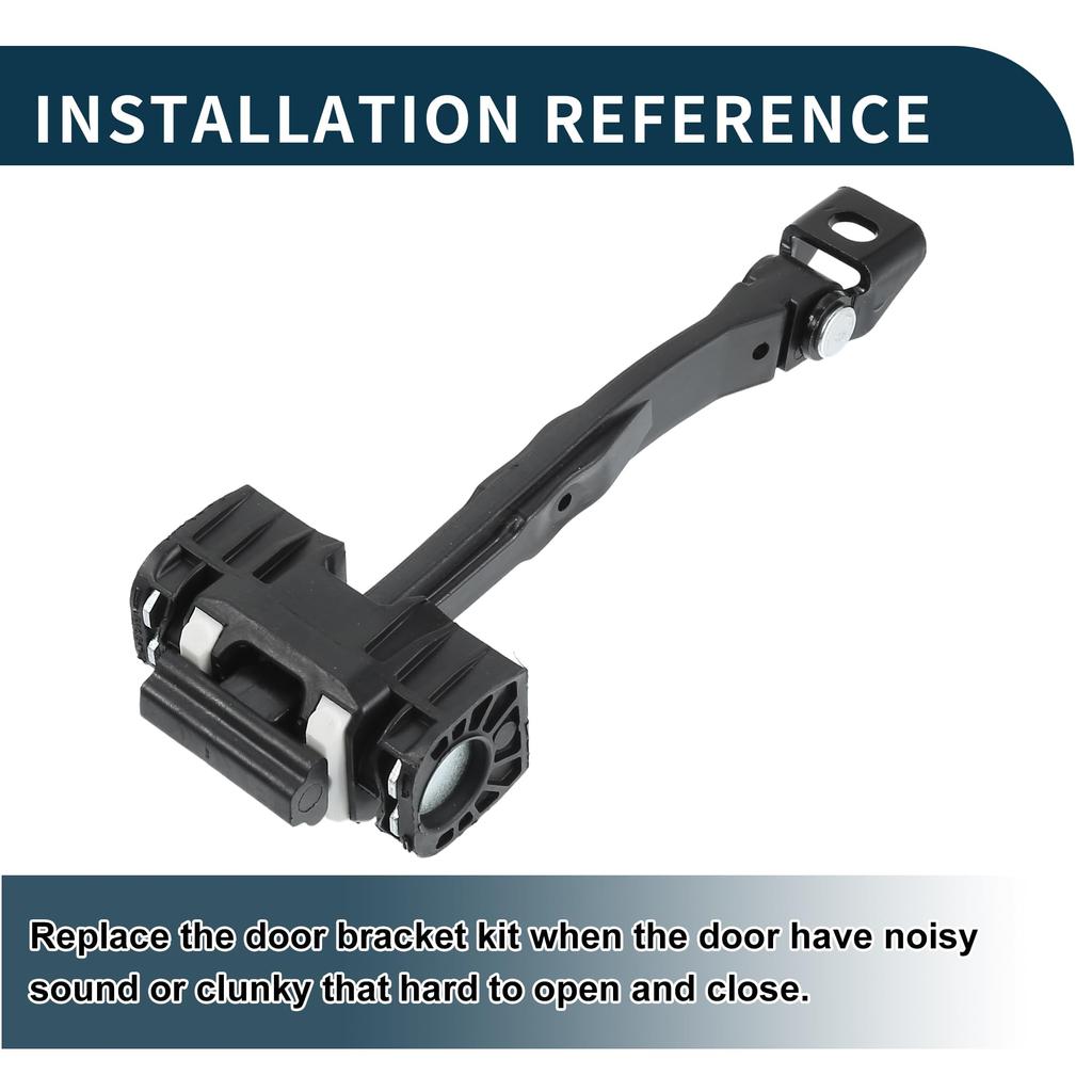 TUCKBOLD Volkswagen Golf Mk7 Door Check Strap Stopper Limiter Durable No.5G0837249D | Front Left