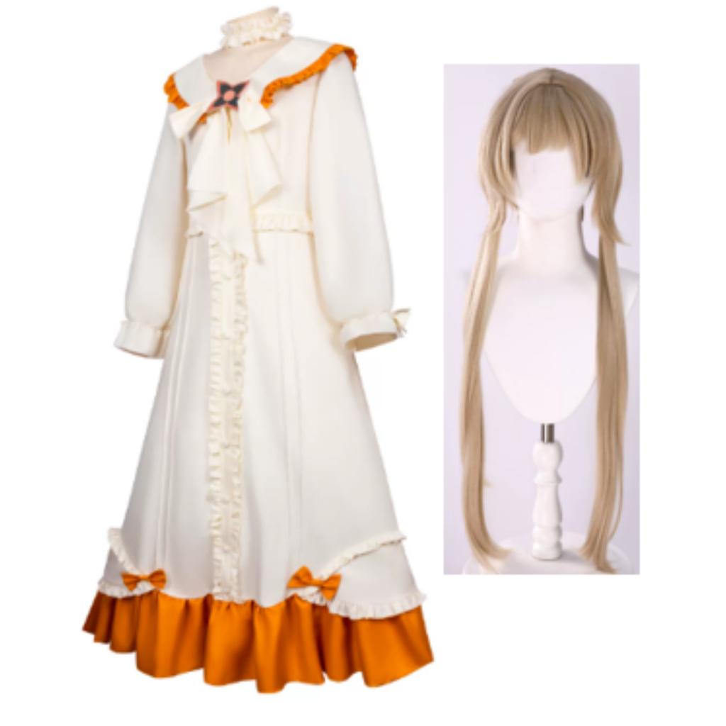 Costume Cosplay Honkai Star Rail Completo da Donna, Elegante Abito Multicolore da Personaggio del Gioco per Halloween Comic-Con Role-Play