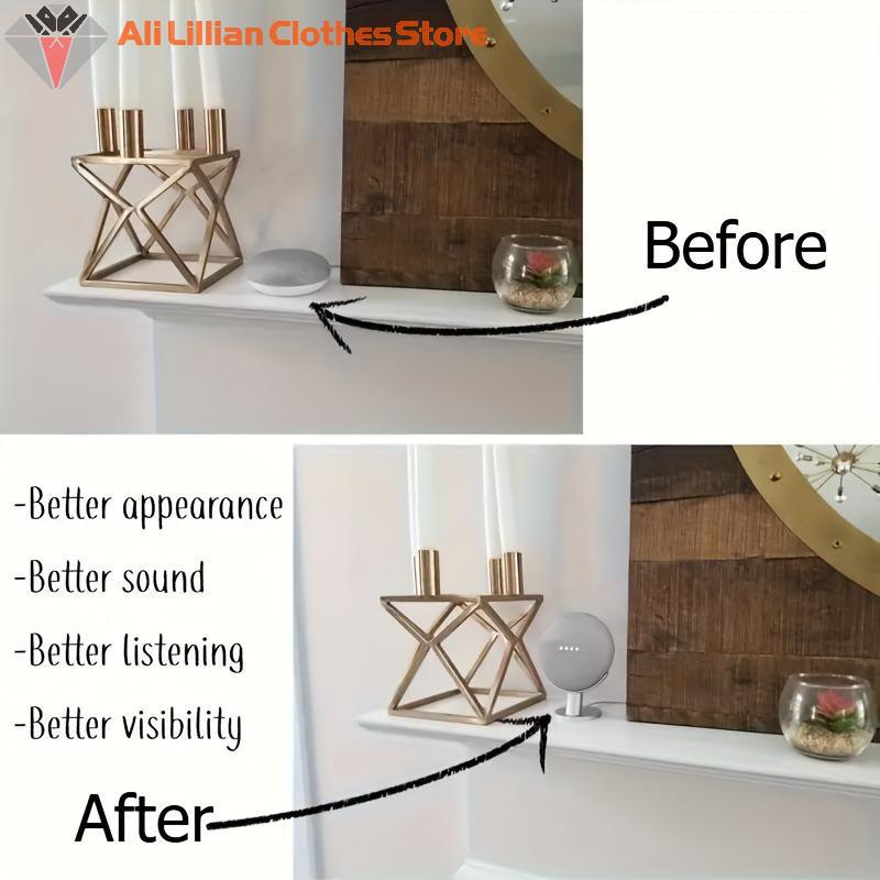 2026 Hot Sale Compact Storage Stand for Google Home Mini & Nest Smart Speaker; Desktop Holder for Voice Assistants
