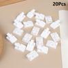 20Pcs Ring Display Holders Plastic Stand Jewelry Tray for Countertop Showcase Exhibition Organizer