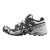 Speedcross 6 Gore-Tex Confort Exterior Amortizare Rezistent la Alunecare Durabil Impermeabil Pantofi de Drumeție Joasă Bărbați pantofi de drumeție Alb Negru 417389