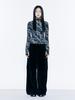 VEGAN TIGER Corduroy Wide Pants (Black)