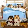 Top Dog Duvet Cover Set French Bulldogs Bedding Set for Kids Teen Twin Size Puppy Pet Doggy Animal Polyester Quilt Cover