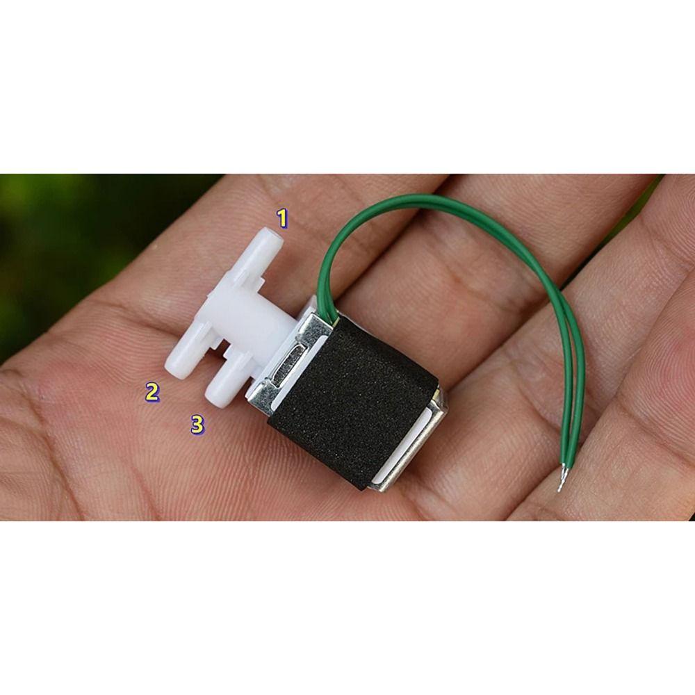 1 stk Normalt lukket type magnetventil DC 9V-12V Instrumentutstyr Elektronisk kontrollventil