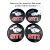 Pegatinas Centrales para Ruedas de Coche de 56MM Insignia de Tapacubos para Volkswagen VW RLINE GTI ABT SR Golf 6 7 8 MK3 MK7 Polo Tiguan Touran Beetle Jetta