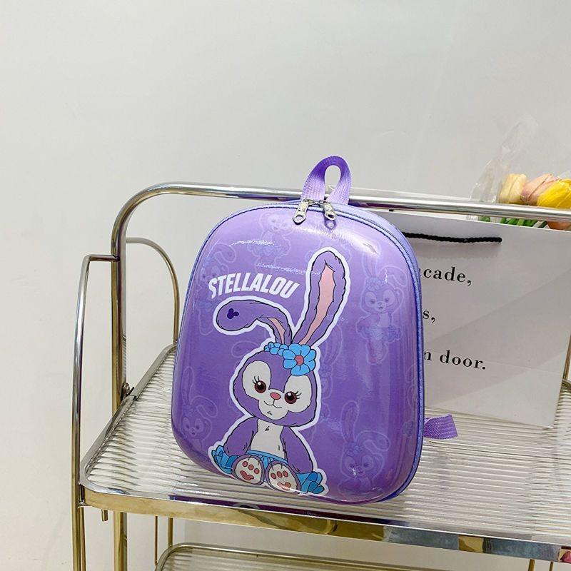 Stellalou Cartoon Hard Shell Backpack Embossed Design Large  Waterproof Capacity