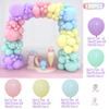 Buntes Macaron Luftballons Girlande Bogen Kit Hochzeit Geburtstagsfeier Deko Kindergeburtstag Hochzeitszubehör Latexballon Babyparty