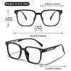 The versatile and fashionable small square-framed perfume can replace the classic anti-blue light scented glasses