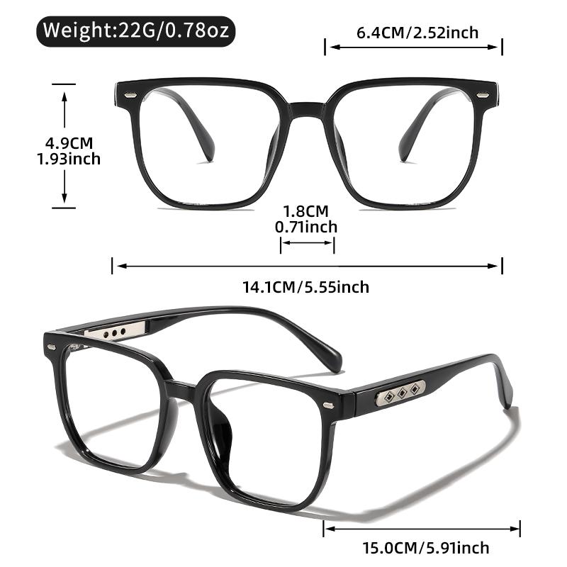 The versatile and fashionable small square-framed perfume can replace the classic anti-blue light scented glasses