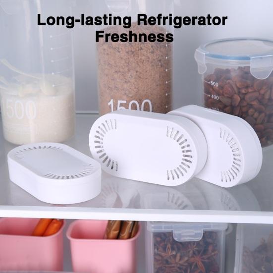 Fridge Deodorant Box Long-lasting Freshness Compact Effective Activated Charcoal Fridge Deodorizer for Home