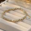 EFFIE QUEEN 925 Sterling Silver Simple Beads Bracelet Fashion Chunky 4mm Ball Beads Chain Bracelet Stackable Jewelry Gift GAB04