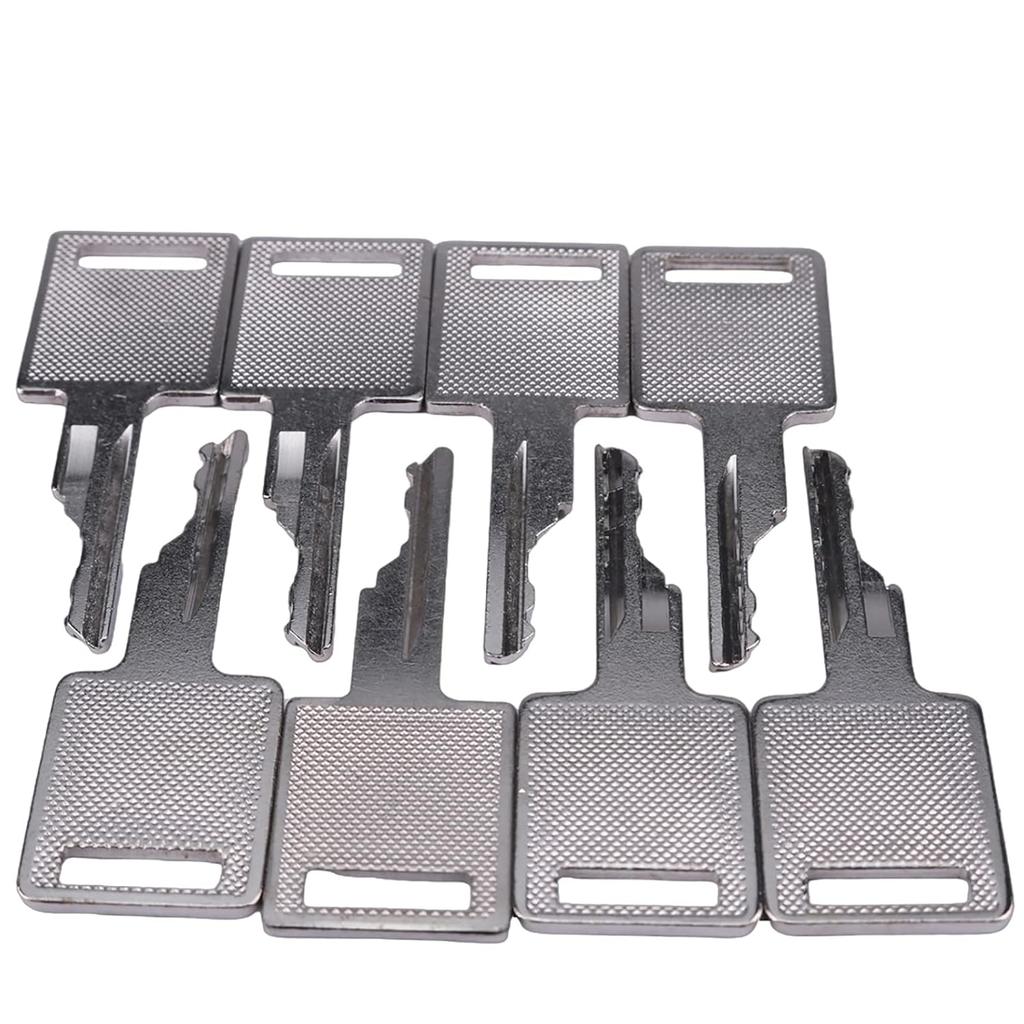 FridayParts 8 Pcs Ignition Key for Bobcat A300 T110 T320 T450 T550 T630 T750 T870 Skid Steer Loader